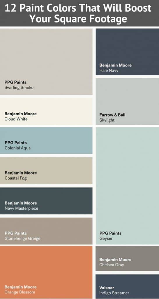12 Paint Colors That Will Boost Your Square Footage