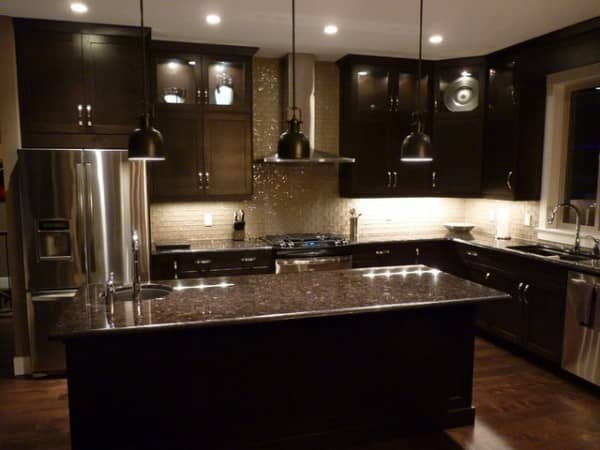 Dark Brown Kitchen