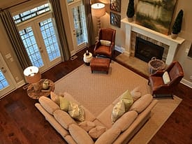 KnoxvillKnoxville Custom Home Living Space