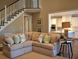 Knoxville Custom Home Living Space