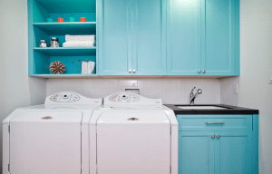 Painted Laundry Room