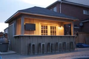 Backyard Pub Shed