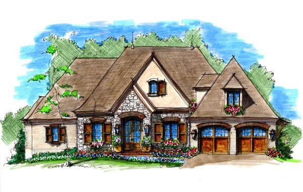 MCC Knoxville custom home rendering