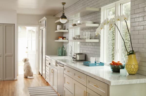 soft and neutral kitchen