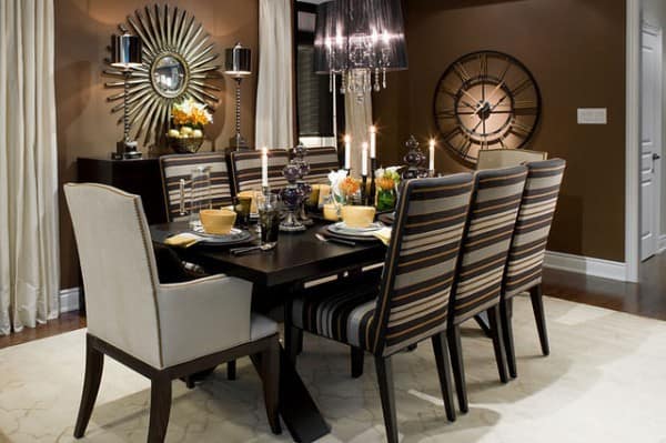 Dark Brown Dining Room Chairs