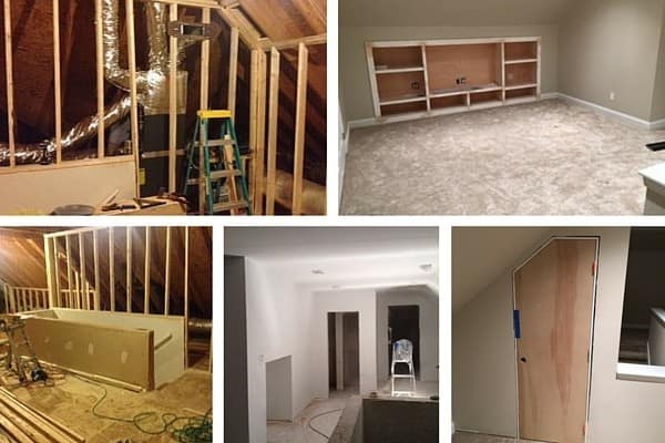 Attic to Rec Room Progress