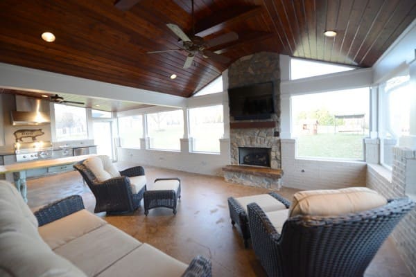 Wellington Chase custom screen porch