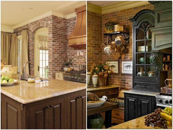 brick natural interior design