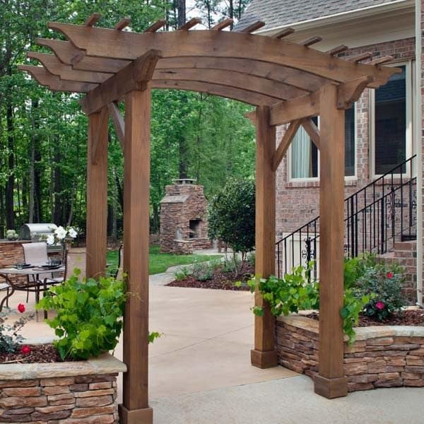 Outdoor Living Space Doorway
