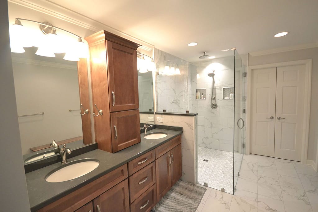 Renovated Riverbend Bathroom Goes From Dated To Daring