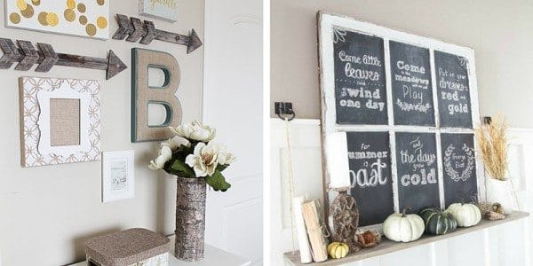 Trendy Statement Wall Chic Rustic Wall Signs